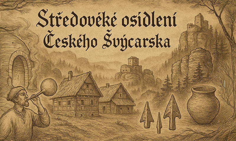 František Gabriel, Vojtěch Vaněk – České Švýcarsko ve středověku