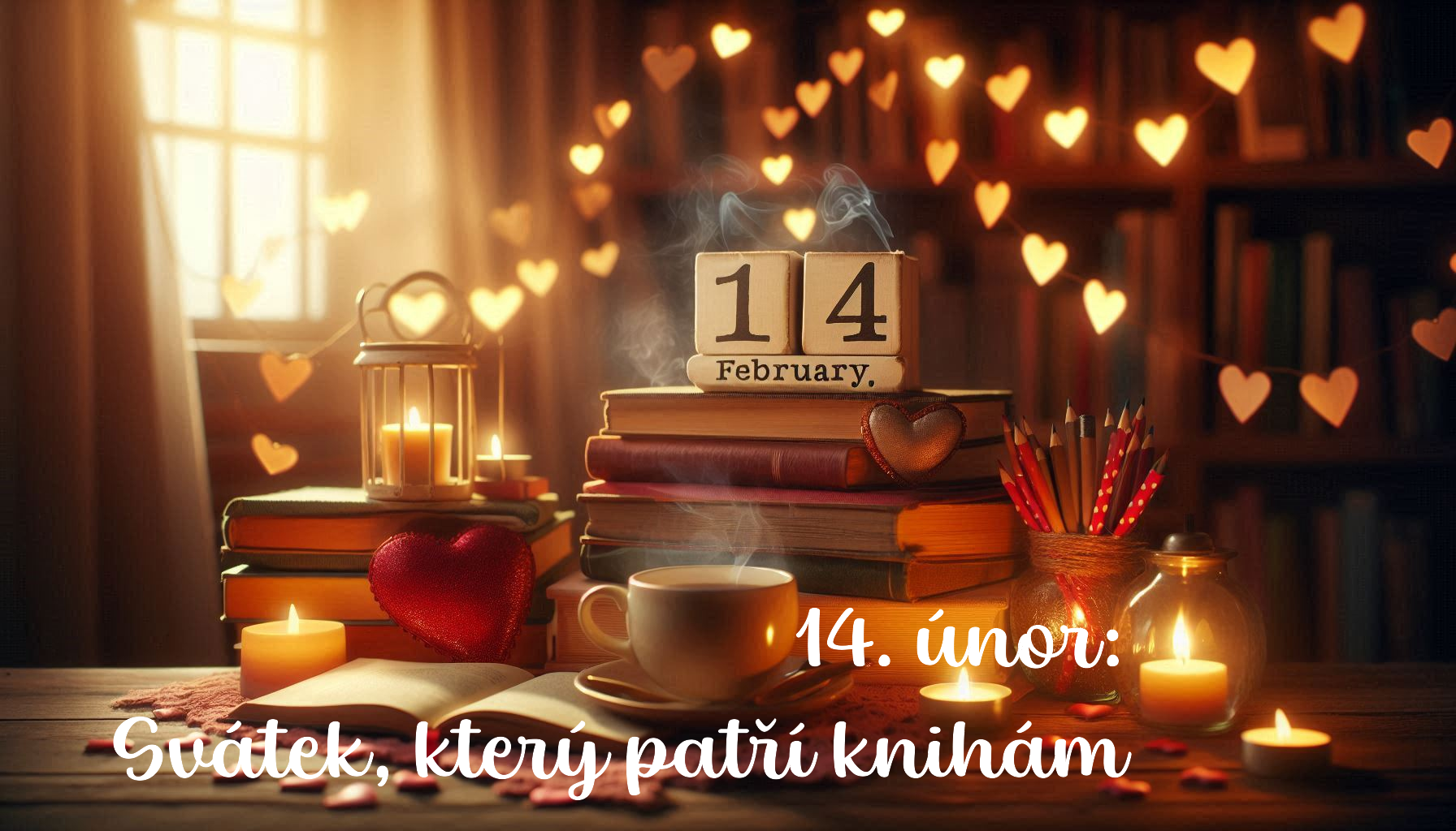 14. únor: Svátek, který patří knihám