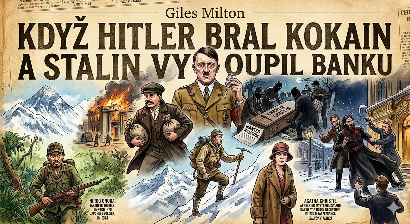 Giles Milton – Když Hitler bral kokain a&nbsp;Stalin vyloupil banku